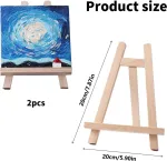Nczcdzsw mini molbertas medinis 2 vienetai 15 x 20 cm stalo molbertas medinis mažas molbertas mažas sulankstomas mažas molbertas molbertai medinis molbertas skirtas eksponuoti tapybai pie&scaron;imui paveikslų rėmui