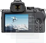 Objektyvas Z50 kameros ekrano apsauga, skirta Nikon Z50 Z 50 Z50 skaitmeniniam fotoaparatui [3 vnt.], Fire Rock grūdintas optinis stiklas, apsaugantis nuo įbrėžimų ir burbuliukų, skirtas Nikon Z50 Z 50