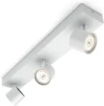 Philips Myliving Star Warmglow 1 lemputės prožektorius, 500 lm, metalinis, 4.5 W, integruotas, baltas, 11 x 11 x 8.5 cm, 5624031p0