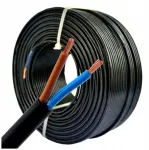Berge Omy 2x0,75 Laidas, juodas, lankstus, 1 m