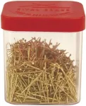 Rayher smeigtukai 2105600, 18 mm, žalvariniai, dėžutė 50 g (apie 950 vnt.)