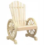 Vidaxl Adirondack sodo kėdė, masyvi eglės mediena