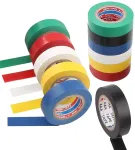 Starvast 12 x auk&scaron;tos temperatūros pvc elektros izoliacinė juosta - įvairiaspalvė (13m x 17mm)