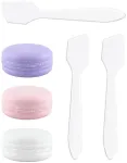 Kgduyc 6 vnt. 10 ml kremo indelių rinkinys su &scaron;e&scaron;iomis spalvomis, tu&scaron;čias indelis, mažas indelis, butelių indelis su nepralaidžiu dangteliu losjonams, kremams, lūpų balzamui