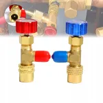 &Scaron;alto įpur&scaron;kimo vožtuvų rinkinys R410a R22 adapteris 1/4"-5/16"