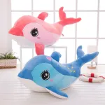 Pliu&scaron;inis delfinas, mink&scaron;tas žaislas-pagalvė, 40 cm, mėlynas