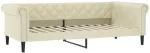 Lova Sofa, kreminės spalvos, 100x200cm, dirbtinė oda