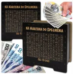 Juoda taupyklė su užra&scaron;u dovana bet koks tekstas pinigų taupymas