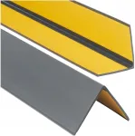 Pvc kampas 25x25mm 100cm grafitas, lipnus, lankstus kampinis profilis