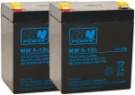 Apcrbc20 rbc 20 #20 akumuliatorių rinkinys ups apc baterijų paketas 2x Mw 5-12l