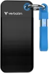 Kietasis diskas Verbatim Pocket SSD USB 3.2 Gen 2 1TB Juodas/Mėlyna