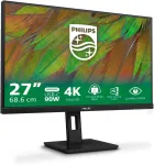 Philips 27b1u3900 - 27 colių Ultra Hd monitorius, reguliuojamo auk&scaron;čio, garsiakalbis, Adaptive Sync (3840 x 2160, 60 Hz, 2 x Hdmi 2.0, 1 x Displayport 1.4, 1 x Usb-c (90 W Pd), Rj45, Usb &scaron;akotuvas), juodas