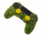 Silikoninis dėklas, uždangalas, apsauga Dualshock Ps4 valdikliui + 2 rankenos