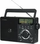 Retekess Tr635 Ne&scaron;iojamas radijas, radijas vyresnio amžiaus žmonėms, Fm/am/sw (juodas)