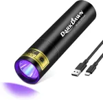 Uv Žibintuvėlis 395nm, Usb-c Įkraunamas, Ne&scaron;iojamas Juodos &Scaron;viesos Detektorius