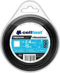 Cellfast pjovimo valas žoliapjovei ir krūmapjovei, grūdintas aliuminiu, premium kvadratinis skerspjūvis, 2.4 mm, 15 m