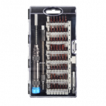 Profesionalus atsuktuvų rinkinys, 58 dalys, prailginimo strypas, CRV lizdas DELTACOIMP / VK-56