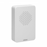 Orno Elektroninis vieno tono laidinis durų skambutis LARK MAXI AC, 230V, baltas