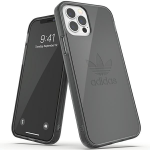 Dėklas Apple iPhone 12 / 12 Pro Adidas OR Protective (42385) smokey juodos spalvos skaidrus