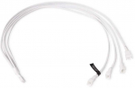 Alphacool Y-Splitter 4-pin to 4x 4-pin PWM 60cm - baltas
