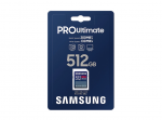 Atminties kortelė Samsung PRO Ultimate SDXC 512GB UHS-I U3 [Ra&scaron;ymas 130 MB/s Skaitymas 200 MB/s]