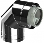 Bosch i&scaron;metimo alkūnė, subalansuota, 87&deg; DN80/125, nerūdijančio plieno