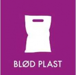 Plakatas Multi Atliekų ženklas MINK&Scaron;TAS PLASTIKAS 12x12 cm, 1 vnt.
