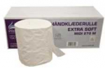 Multi Rank&scaron;luosčių ritinys Pristine Extra Soft 1 sluoksnio &Oslash;20xB20,5cm x L280m su &scaron;erdimi, naujas pluo&scaron;tas, baltas, 6 vnt. x 1/pak