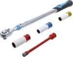 Bgs Technic Sukimo momento veržliarakčio rinkinys | dinamometras | 12.5 mm (1/2") | 40 - 200 Nm (2818)