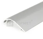 3m LED juostos profilio WAY10 dangtelis, anoduotas aliuminis