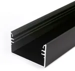 LED juostos profilis LOWI, juodas, 2m