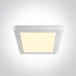 16W įleidžiama panelė, balta, 3000K, 62116FA/W/W
