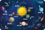 Marko Dywan vaikams ultra miękki 100x150 - Kosmos | kosmiczna kolekcja