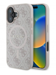 Guess 4G Ring Classic Logo MagSafe - dėklas skirtas Apple iPhone 16 Plus pink