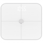 Virtuvinės svarstyklės Adler | I&scaron;maniosios vonios svarstyklės | AD 8187 | Maksimalus svoris (keliamoji galia) 180 kg | Tikslumas 100 g | Kūno masės indekso (KMI) matavimas | Baltas