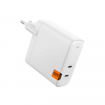 SPIGEN ArcStation Pro GaN-1402 maitinimo įkroviklis, 2x USB-C, 140W baltos spalvos