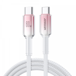 Kabelis USB-C USB-C Joyroom S-A42 60W 1.2m baltos spalvos