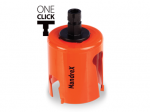 Mandrex 60mm ilgio &Oslash;16 - 210mm TCT kietmetalio karūnėlės SuperXcut su adapteriu, Karūnėlės skersmuo mm: 68 mm