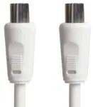 Connectech Beslagmbler &bdquo;Connectech&ldquo; antenos kabelis. 15 m. Baltas.