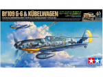 Tamiya - Messerschmitt Bf109 G-6 & K&uuml;belwagen Type 82 Set, 25204