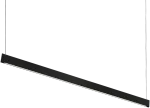 Pakabinamas &scaron;viestuvas 35W LED pakabinamas linijinis &scaron;viestuvas STEEL, juodas, 3000K, &scaron;viečia į vir&scaron;ų ir į apačią, 348391