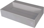 Granitinis praustuvas Deante Correo, 60x40 cm, CQR_SU6M, Metallic pilkas