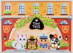 TREFL 61816 Medinis žaislas Magnetinė dėžutė - City Tiny Tails