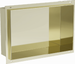 Mexen X-Wall-NR įleidžiama sieninė lentyna, 30x20 cm, Gold