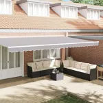 Markizės pakra&scaron;čio pakeitimas &Scaron;viesiai pilka 6 m Poliesteris
