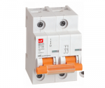 ABB Lsis BKH 2P D63A Grandinės pertraukiklis 1,5 modulių 2P D 63A 10KA BKH 2P D63A 0