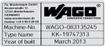 Wago PAVADINIMO LENTELĖ 99X44MM; 210-804 SIDABRINĖ