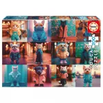 Dėlionė Educa 20219 Fashion Animals 200 Dalys