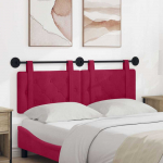Kabantysis galvūgalis Vyno raudona 130 x 55 x 5 cm Aksomas