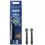 Dantų &scaron;epetėlis Elektrinio dantų &scaron;epetėlio galvutė Oral-B EB50-4 Cross Action Pro, juoda sp., 4 vnt.